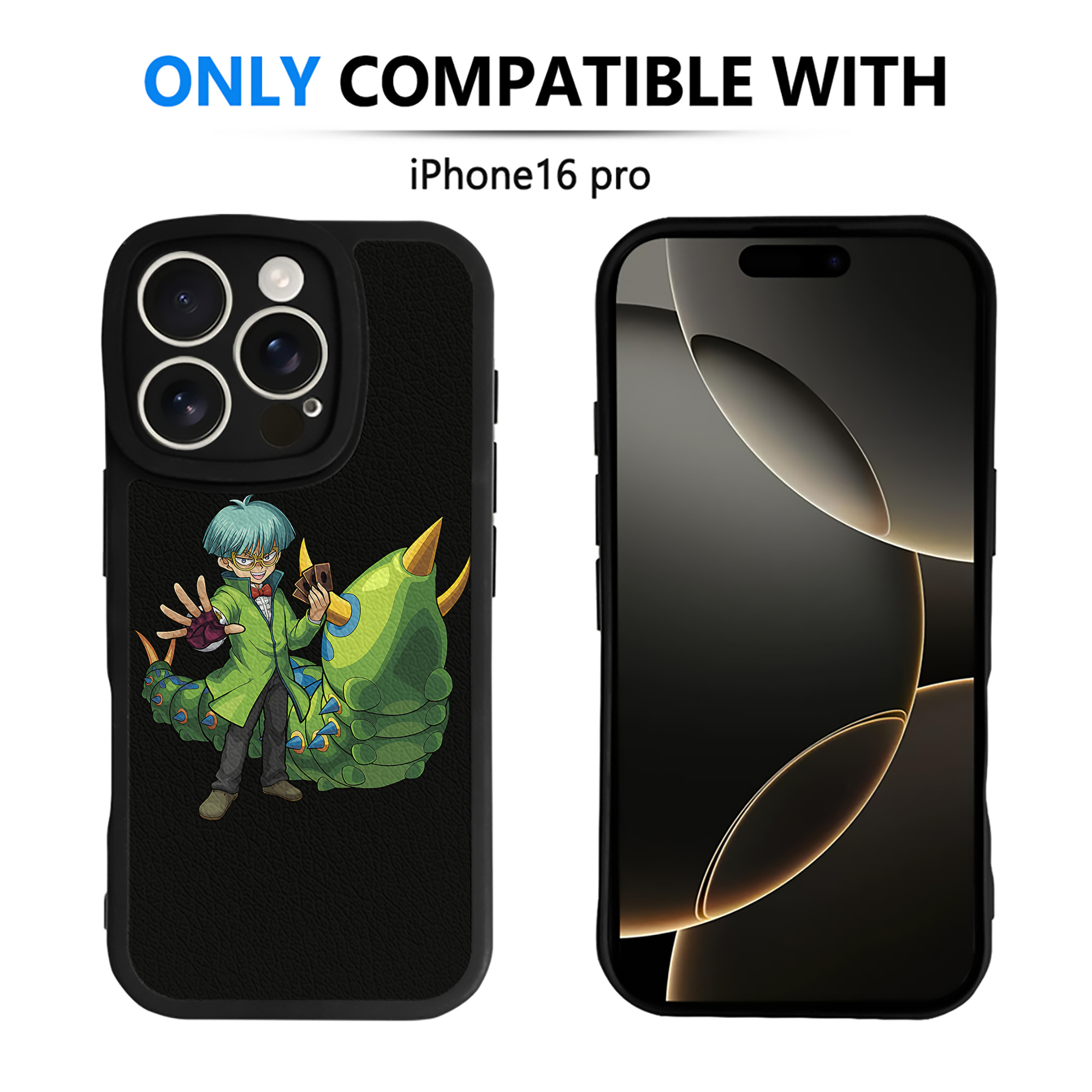 遊☆戯☆王 Yu-Gi-Oh! 【iPhone 16シリーズ対応】シリコンスマホケース（レザー調） 材質：シリコン